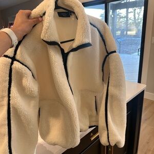 Vici Cream and Black Teddy Jacket